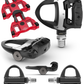 Garmin Rally RS110 / RS210 Single-Sensing or Dual-Sensing Power Meter Pedals for Road (SPD-SL) & Off-Road (SPD), Cycling Dynamics w/ Wearable4U Bundle