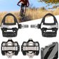 Garmin Rally RS110 / RS210 Single-Sensing or Dual-Sensing Power Meter Pedals for Road (SPD-SL) & Off-Road (SPD), Cycling Dynamics w/ Wearable4U Bundle
