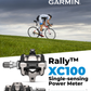 Garmin Rally XC100 Single-Sensing Power Meter Pedal, SHIMANO SPD Cleat Compatibility, Reliable Power & Cadence Tracking 010-02388-05_W4U