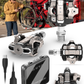 Garmin Rally XC110 & XC210 Single-Sensing / Dual-Sensing Power Meter Pedals for Cyclists, Shimano SPD Cleat Compatible, Rechargeable, Cycling Dynamics w/ Wearable4U Bundle