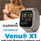 Garmin Venu X1 Thin and Lightweight GPS Smartwatch, AMOLED Display, Titanium Comfort Fit Nylon Band, Wearable4U