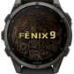 Garmin Fenix 9 AMOLED Premium Multisport GPS Smartwatch, Titanium, Sapphire