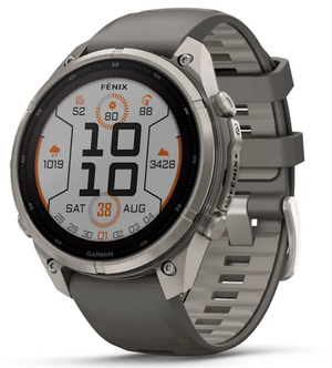 Garmin Fenix 9 Pro SOLAR Premium Multisport GPS Smartwatch, Titanium, Sapphire