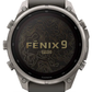 Garmin Fenix 9 Pro SOLAR Premium Multisport GPS Smartwatch, Titanium, Sapphire