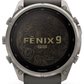 Garmin Fenix 9 Pro SOLAR Premium Multisport GPS Smartwatch, Titanium, Sapphire, inReach Connectivity