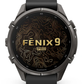 Garmin Fenix 9 Pro AMOLED Premium Multisport GPS Smartwatch, Titanium, Sapphire