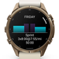 Garmin Fenix 9 Pro AMOLED Premium Multisport GPS Smartwatch, Titanium, Sapphire