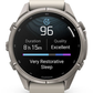 Garmin Fenix 9 Pro AMOLED Premium Multisport GPS Smartwatch, Titanium, Sapphire