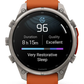 Garmin Fenix 9 Pro AMOLED Premium Multisport GPS Smartwatch, Titanium, Sapphire, inReach Connectivity
