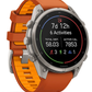 Garmin Fenix 9 Pro AMOLED Premium Multisport GPS Smartwatch, Titanium, Sapphire