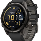 Garmin Fenix 9 Pro AMOLED Premium Multisport GPS Smartwatch, Titanium, Sapphire, inReach Connectivity