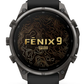 Garmin Fenix 9 Pro AMOLED Premium Multisport GPS Smartwatch, Titanium, Sapphire