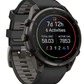 Garmin Fenix 9 Pro AMOLED Premium Multisport GPS Smartwatch, Titanium, Sapphire