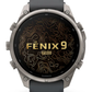 Garmin Fenix 9 Pro AMOLED Premium Multisport GPS Smartwatch, Titanium, Sapphire, inReach Connectivity