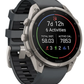 Garmin Fenix 9 Pro AMOLED Premium Multisport GPS Smartwatch, Titanium, Sapphire, inReach Connectivity