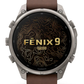 Garmin Fenix 9 Pro AMOLED Premium Multisport GPS Smartwatch, Titanium, Sapphire, inReach Connectivity