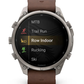 Garmin Fenix 9 Pro AMOLED Premium Multisport GPS Smartwatch, Titanium, Sapphire, inReach Connectivity