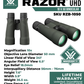 Vortex Optics Razor UHD 10x50 Waterproof Binocular (RZB-1050)