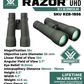 Vortex Optics Razor UHD 18x56 Waterproof Binocular (RZB-1856)