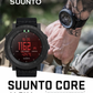 Suunto Core Alpha Stealth Outdoor Sport Smartwatch with Wearable4U Power Bank Bundle