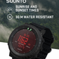 Suunto Core Alpha Stealth Outdoor Sport Smartwatch with Wearable4U Power Bank Bundle