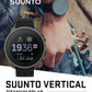 Suunto Vertical Adventure GPS Watch, All Black, Large Screen, Offline Maps with Wearable4U Power Bank SQ Bundle