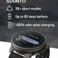 Suunto Vertical Adventure GPS Watch, All Black, Large Screen, Offline Maps with Wearable4U Power Bank SQ Bundle