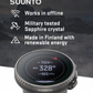 Suunto Vertical Adventure GPS Watch, All Black, Large Screen, Offline Maps with Wearable4U Power Bank SQ Bundle