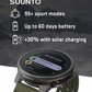 Suunto Vertical Adventure GPS Watch, All Black, Large Screen, Offline Maps with Wearable4U Power Bank SQ Bundle