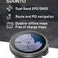 Suunto Vertical Adventure GPS Watch, All Black, Large Screen, Offline Maps with Wearable4U Power Bank SQ Bundle