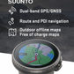 Suunto Vertical Adventure GPS Watch, All Black, Large Screen, Offline Maps with Wearable4U Power Bank SQ Bundle