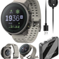 Suunto Vertical Adventure GPS Watch, All Black, Large Screen, Offline Maps with Wearable4U Power Bank SQ Bundle