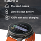 Suunto Vertical Adventure GPS Watch, All Black, Large Screen, Offline Maps with Wearable4U Power Bank SQ Bundle