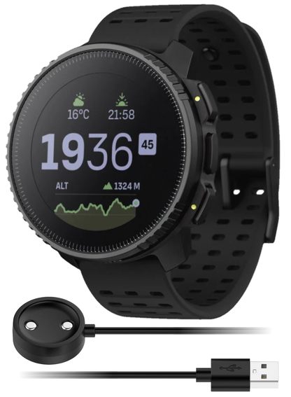 SUUNTO Vertical Adventure GPS Watch, Large Screen, Offline Maps, Solar Charging with Wearable4U Power Bank SQ Bundle