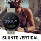 Suunto Vertical Adventure GPS Watch, All Black, Large Screen, Offline Maps with Wearable4U Power Bank SQ Bundle