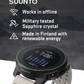 Suunto Vertical Adventure GPS Watch, All Black, Large Screen, Offline Maps with Wearable4U Power Bank SQ Bundle