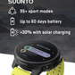 Suunto Vertical Adventure GPS Watch, All Black, Large Screen, Offline Maps with Wearable4U Power Bank SQ Bundle