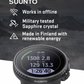 Suunto Vertical Adventure GPS Watch, All Black, Large Screen, Offline Maps with Wearable4U Power Bank SQ Bundle