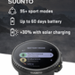 Suunto Vertical Adventure GPS Watch, All Black, Large Screen, Offline Maps with Wearable4U Power Bank SQ Bundle