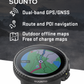 Suunto Vertical Adventure GPS Watch, All Black, Large Screen, Offline Maps with Wearable4U Power Bank SQ Bundle