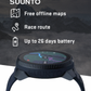 SUUNTO Race Sports 49 mm Smartwatch, GPS Tracker w/Clearer AMOLED Touchscreen, Dual-Band GNSS & Global Offline Map, 26-Day Standby with Wearable4U Power Bank SQ Bundle