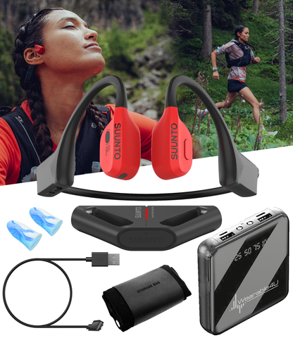 SUUNTO Wing Open-Ear Bone Conduction Headphone, Bluetooth Wireless Sport Headphone, Wearable4U