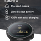 Suunto Vertical Adventure GPS Watch, All Black, Large Screen, Offline Maps with Wearable4U Power Bank SQ Bundle