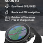 Suunto Vertical Adventure GPS Watch, All Black, Large Screen, Offline Maps with Wearable4U Power Bank SQ Bundle