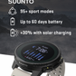 Suunto Vertical Adventure GPS Watch, All Black, Large Screen, Offline Maps with Wearable4U Power Bank SQ Bundle