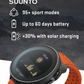 Suunto Vertical Adventure GPS Watch, All Black, Large Screen, Offline Maps with Wearable4U Power Bank SQ Bundle