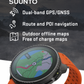 Suunto Vertical Adventure GPS Watch, All Black, Large Screen, Offline Maps with Wearable4U Power Bank SQ Bundle