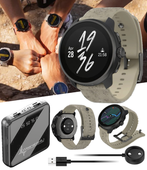 Suunto Race S GPS Sports Smartwatch, AMOLED Touchscreen w/ 13D Standby, Dualband GNSS, Global Offline Map, Advanced Training, Wearable4U