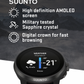 Suunto Race S GPS Sports Smartwatch, AMOLED Touchscreen w/ 13D Standby, Dualband GNSS, Global Offline Map, Advanced Training, Wearable4U