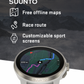 Suunto Race S GPS Sports Smartwatch, AMOLED Touchscreen w/ 13D Standby, Dualband GNSS, Global Offline Map, Advanced Training, Wearable4U